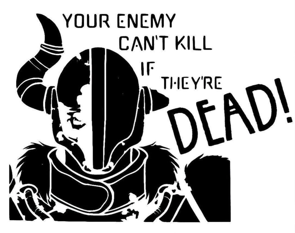 Shaxx Encouragement Vinyl Decal: Solid Advice (5.5" × 4")