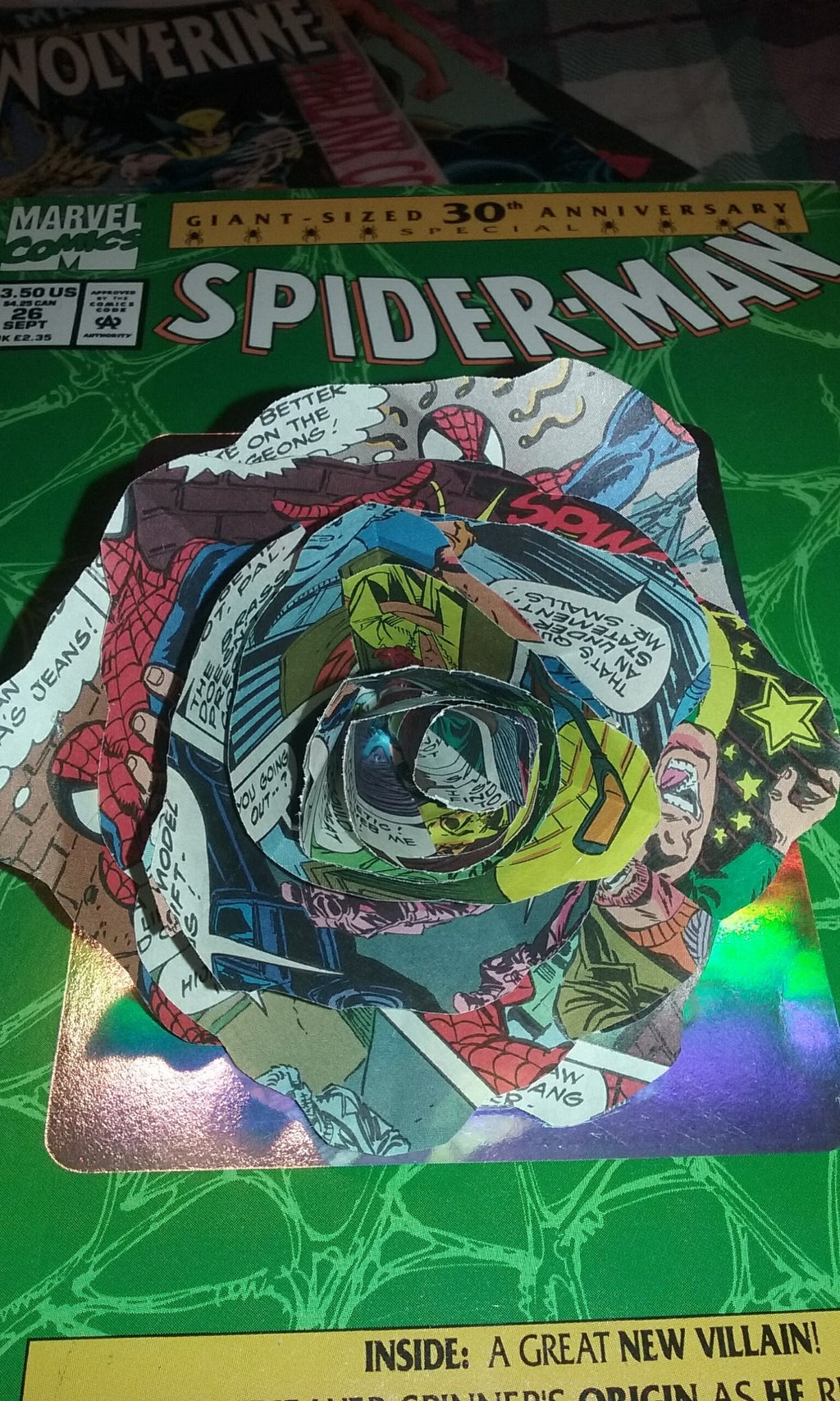 Comic Book Paper Flower ( 2 )