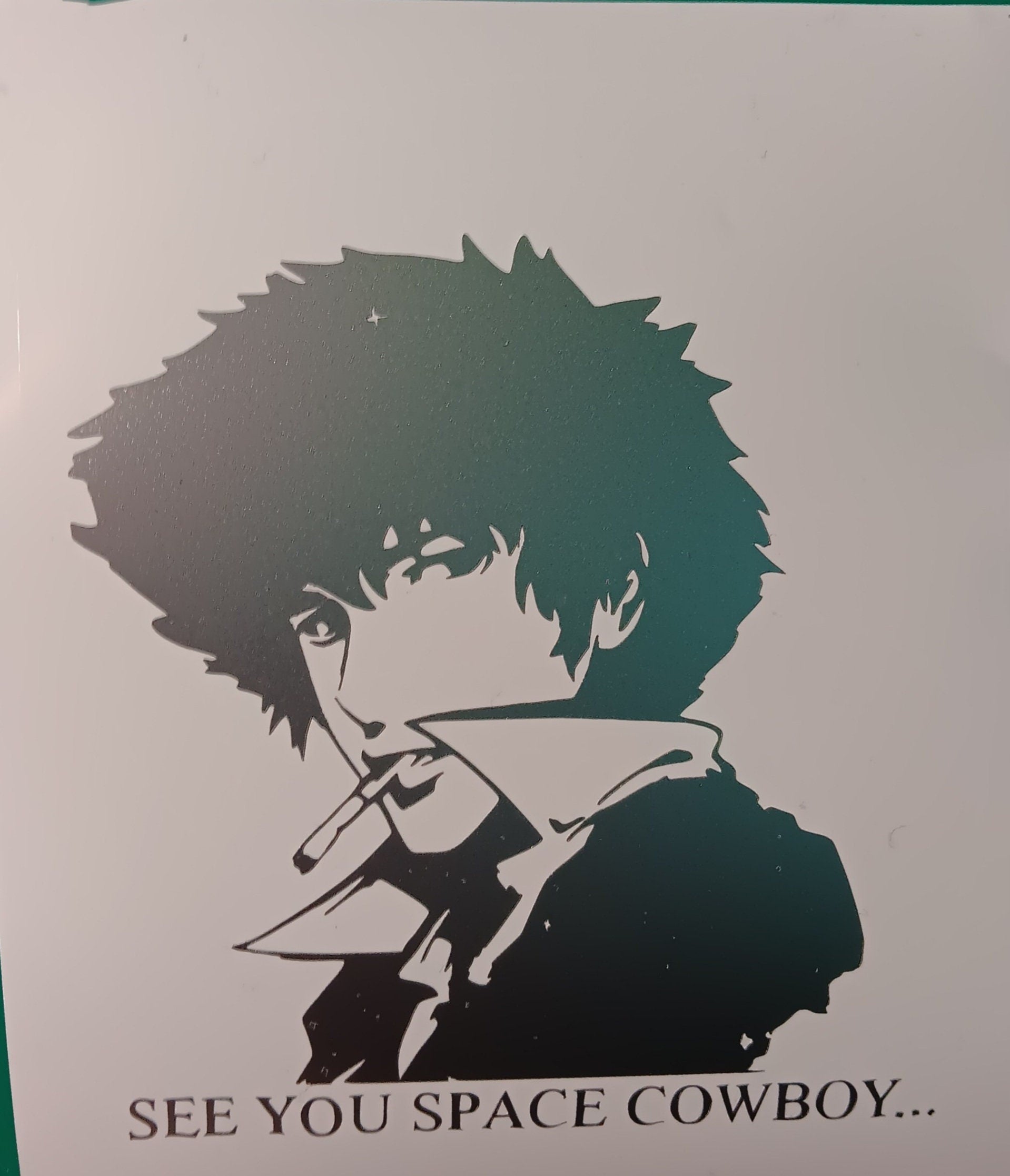 Space Cowboy Vinyl Decal (4.5" × 4.5")