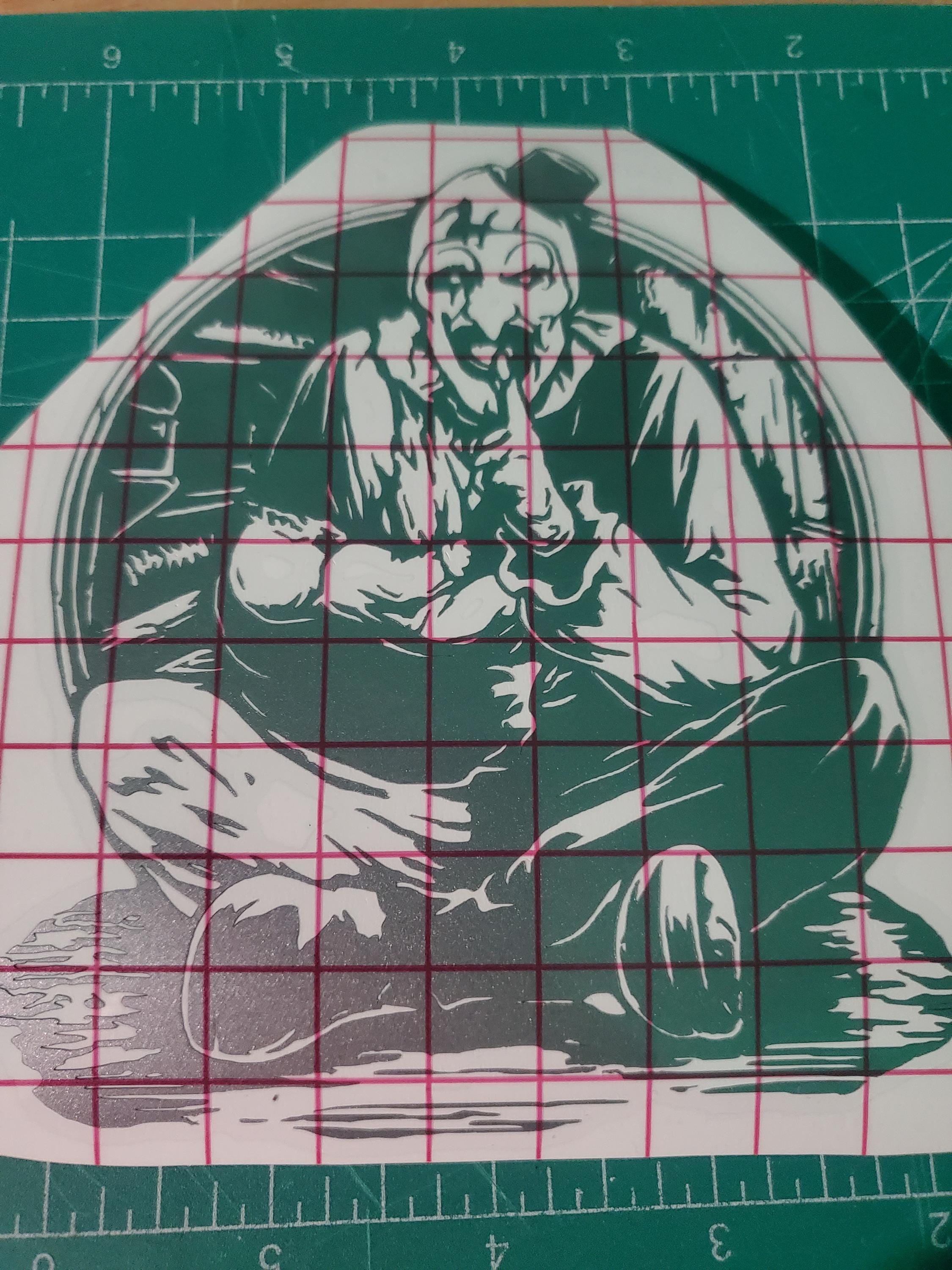 Terrifier Art the Clown Hush Horror Vinyl Decal