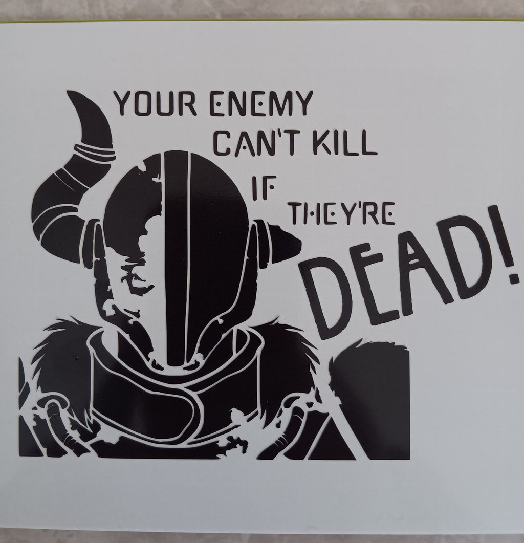 Shaxx Encouragement Vinyl Decal: Solid Advice (5.5" × 4")