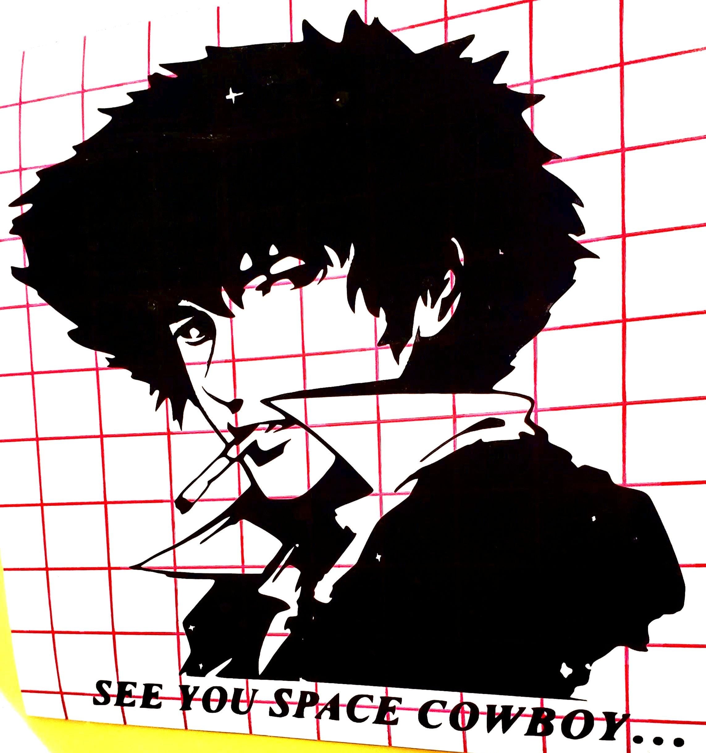 Space Cowboy Vinyl Decal (4.5" × 4.5")