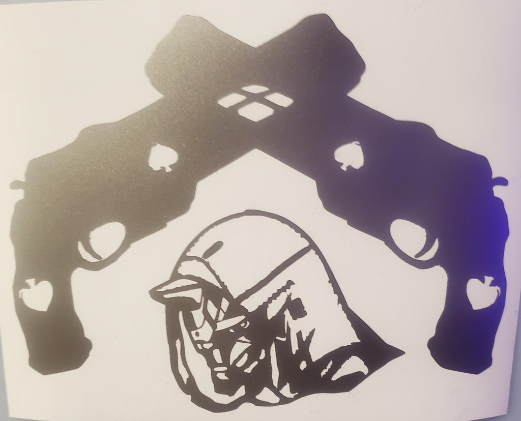 Ace of Caydes Vinyl Decal - Memento Mori (5.5" × 4.25")
